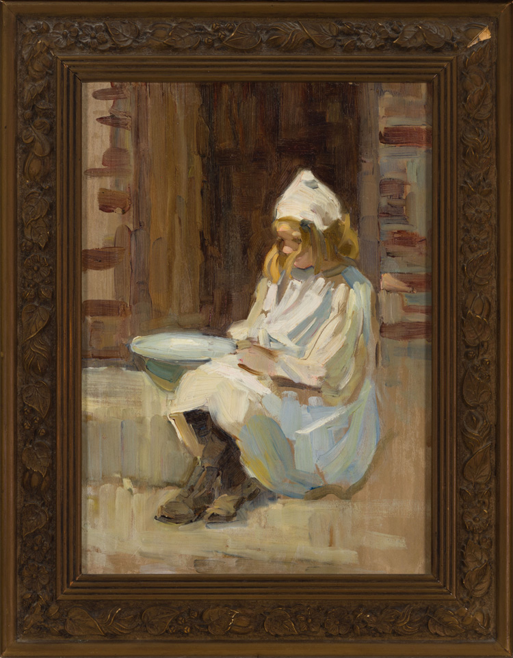 Girl with a Wash Bowl par Helen Galloway McNicoll
