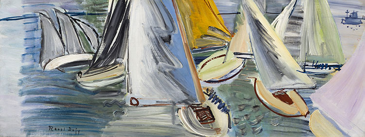 Départ des Régates à Cowes par Raoul Dufy