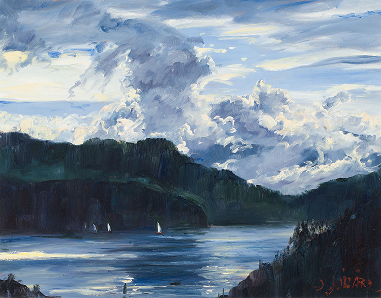 The Thunderhead over Bowen Island by Daniel Izzard