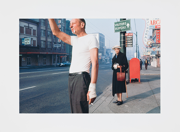 Man with Bandage by Fred Herzog