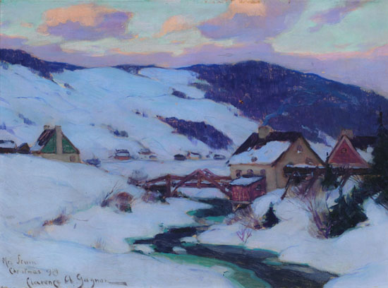 Hiver à Charlevoix by Clarence Alphonse Gagnon