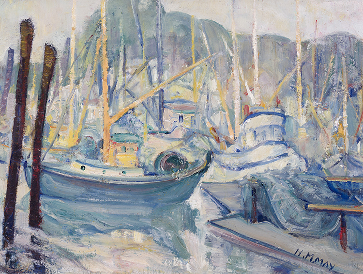 Fishing Boats, Montreal by Henrietta Mabel May