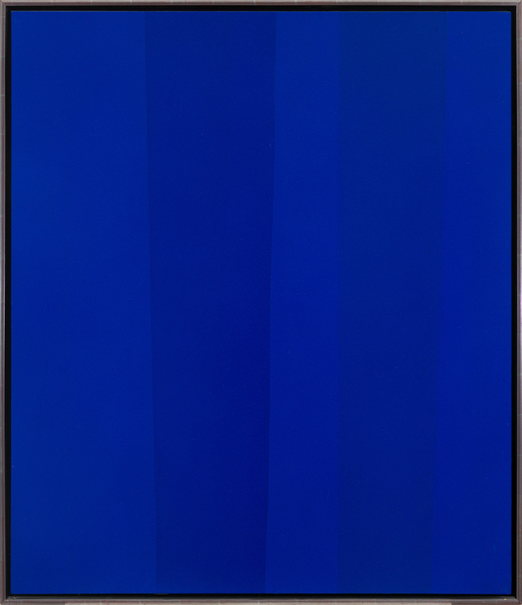 Untitled (from the Quantificateur bleu series) by Guido Molinari