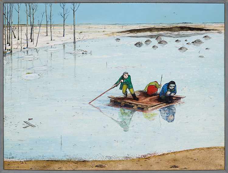 The Thoughts of Youth Are Long, Long Thoughts par William Kurelek