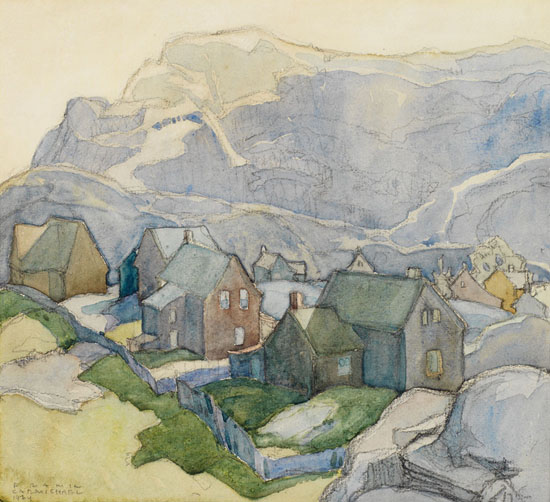 Whitefish Village, Ontario by Franklin Carmichael