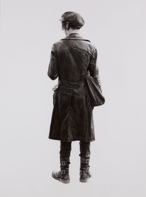 Untitled (Androgynous buckle boy) by Brian Boulton