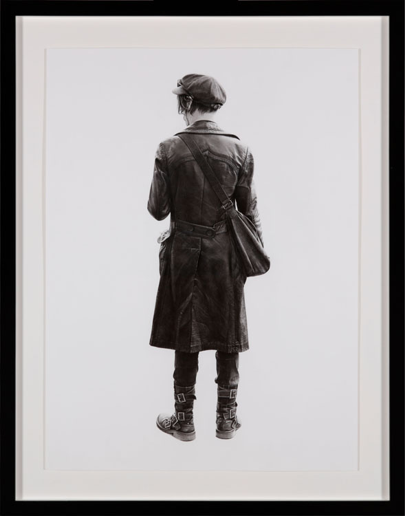 Untitled (Androgynous buckle boy) by Brian Boulton