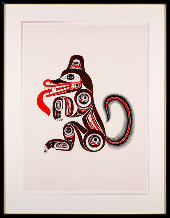 Haida Wolf by William Ronald (Bill) Reid