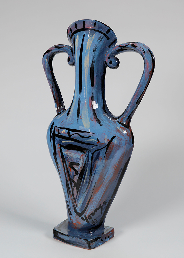 Flat face vase No. 613 by Kathryn Youngs