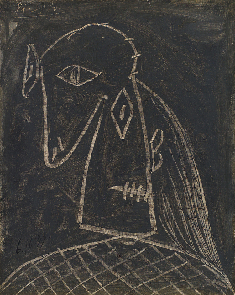 Tête de femme par Pablo Picasso