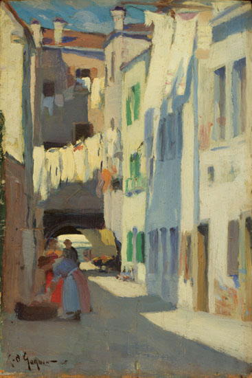 Street Scene par Clarence Alphonse Gagnon