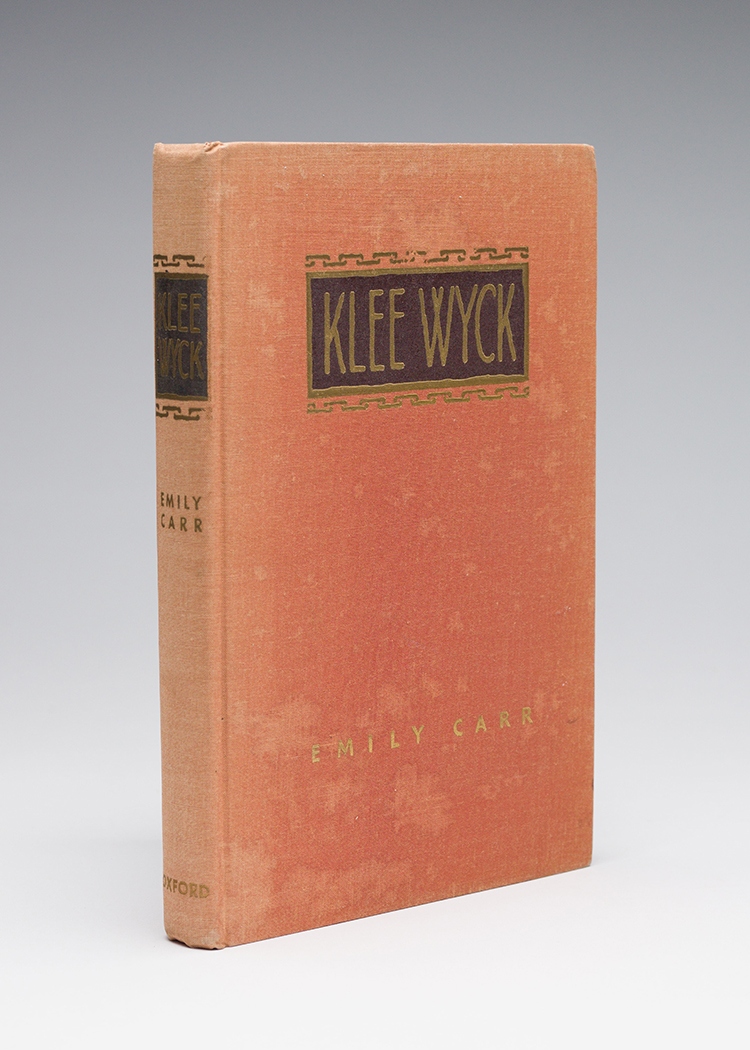 Lot of Two First Edition Klee Wyck Books, signed by Emily Carr (1941) by Emily Carr