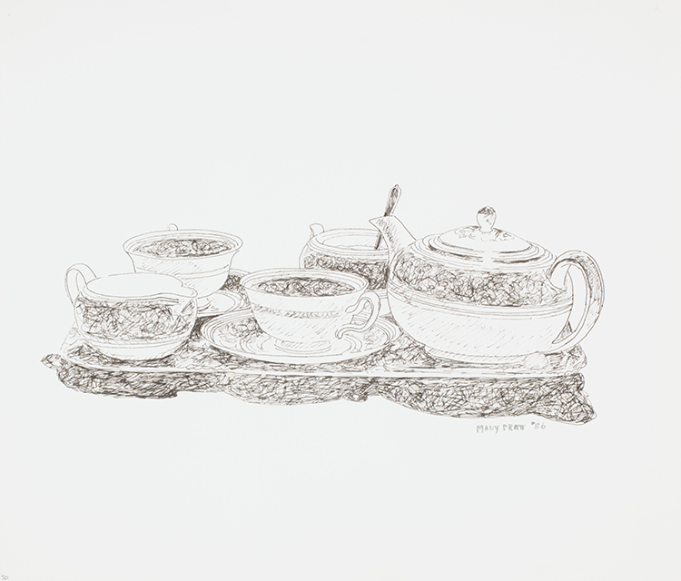 Teacups and Saucers by Mary Frances Pratt