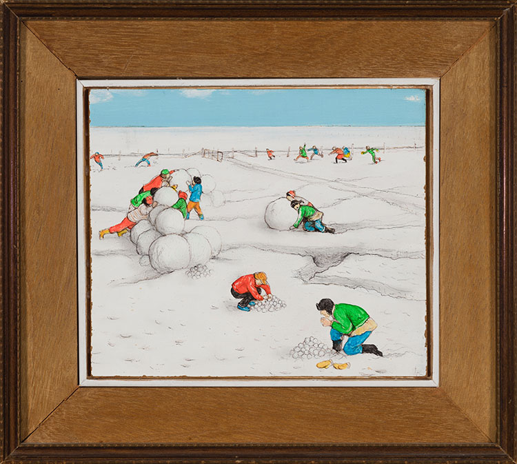 Snowball Weather par William Kurelek