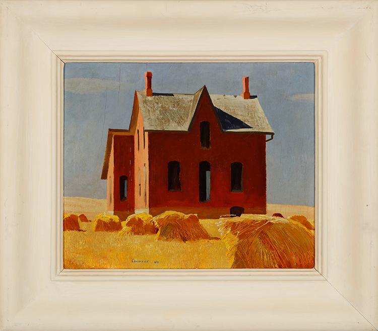 House in Wheat Field by Charles Fraser Comfort