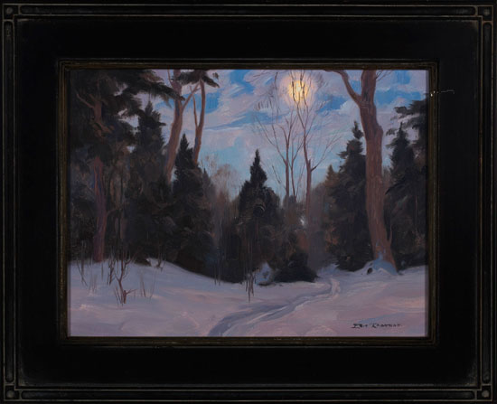 Laurentians, Forest in Winter by John Eric Benson Riordon