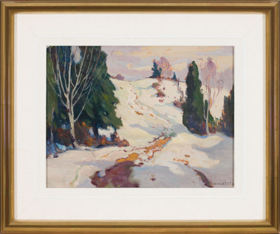 Winter Morning, Kearney, Ontario par John William (J.W.) Beatty