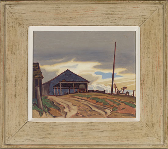 The Old Barn par Alfred Joseph (A.J.) Casson
