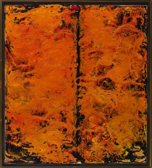 Verticale traversant l'orange par Jean Albert McEwen