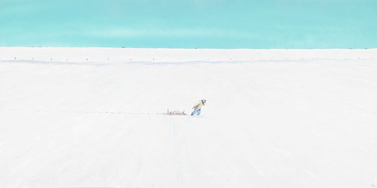 Frozen Jack Rabbits by William Kurelek