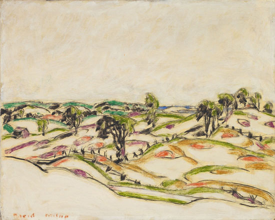Elms and Fences, Palgrave, Ontario by David Brown Milne