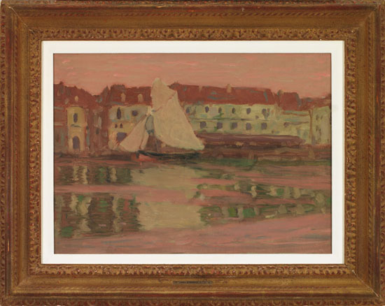 The Harbour at Dieppe by James Wilson Morrice