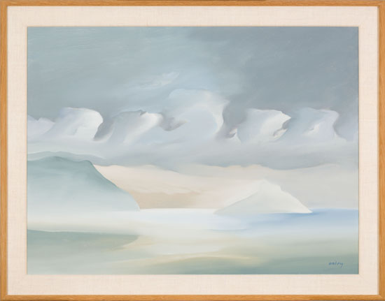 Clouds, Hecate Strait, BC par Toni (Norman) Onley