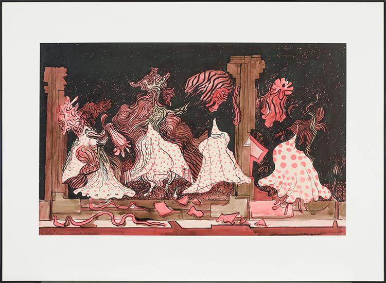 Autumn Dance (Red Version) par Jack Leonard Shadbolt