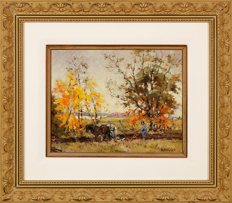 Autumn Ploughing by Berthe Des Clayes