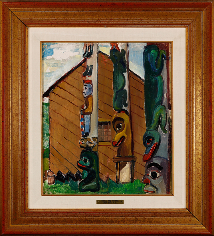 House and Totems by Emily Carr