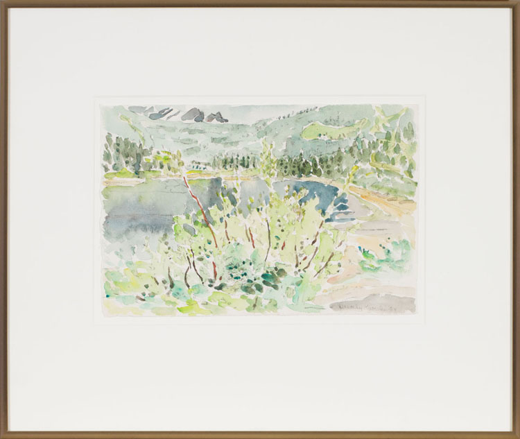 Mountain Lake WC-272-84 by Dorothy Knowles