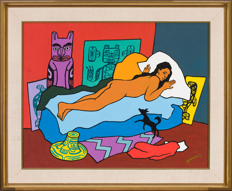L'Indienne de Gauguin by Ted Harrison