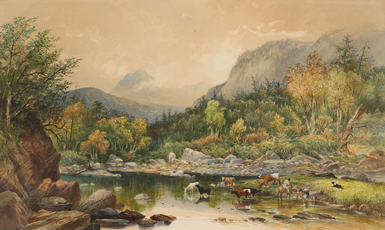 Mountain Landscape par William Nichol Cresswell
