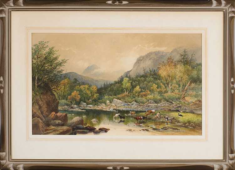 Mountain Landscape by William Nichol Cresswell