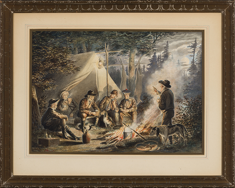 Campfire (Telling Stories) by Julius Joseph Humme
