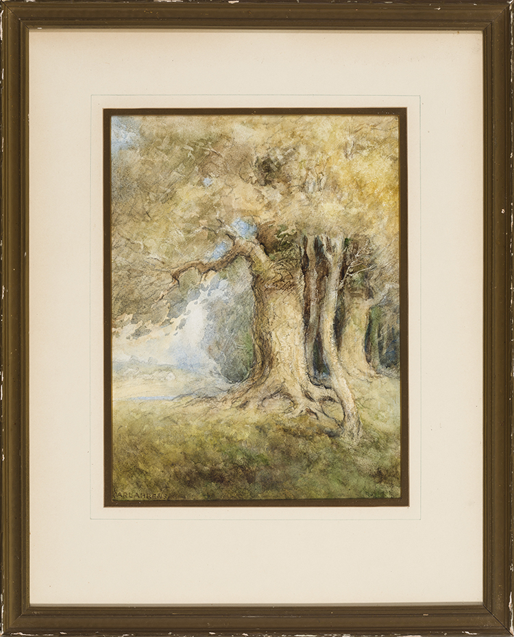 Birch Trees by Carl Henry Von Ahrens
