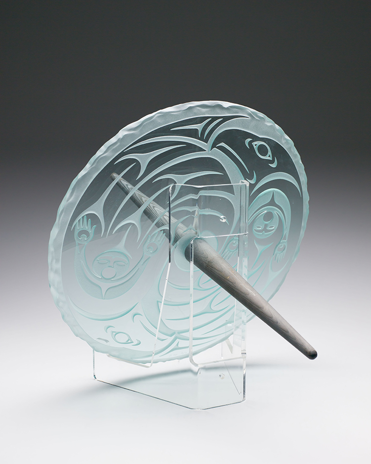 Father and Son Spindle Whorl by Susan Point