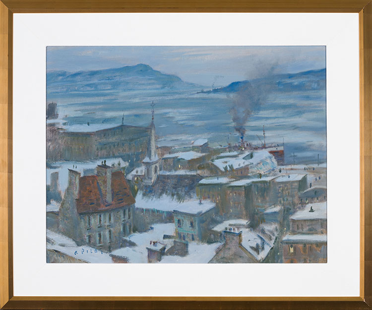 Quebec Winter Twilight by Robert Wakeham Pilot