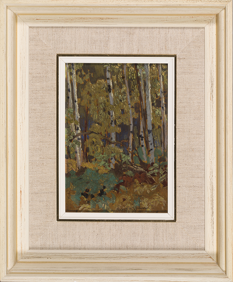 October Birches par Frank Hans (Franz) Johnston