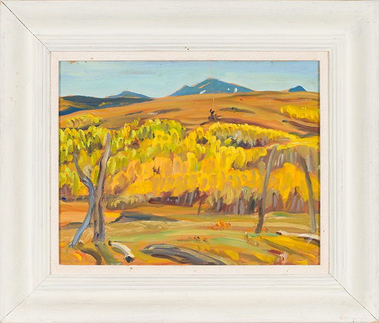 Autumn Landscape with Mountains in the Background par Alexander Young (A.Y.) Jackson