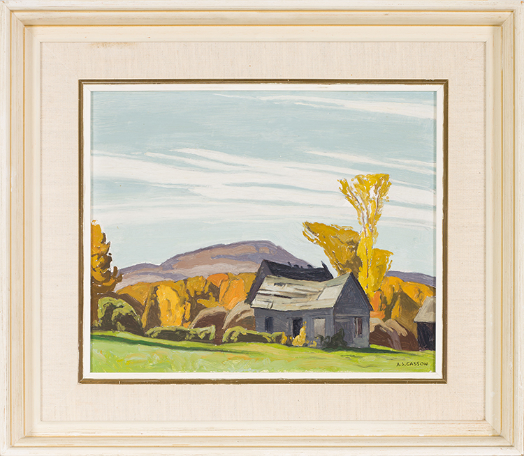 Barns at Letterkenny by Alfred Joseph (A.J.) Casson