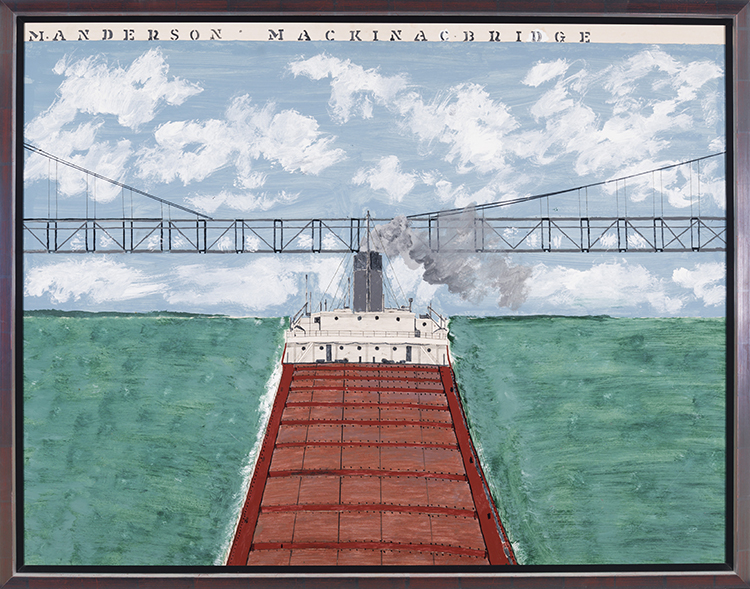 M. Anderson Mackinac Bridge par Angus Trudeau