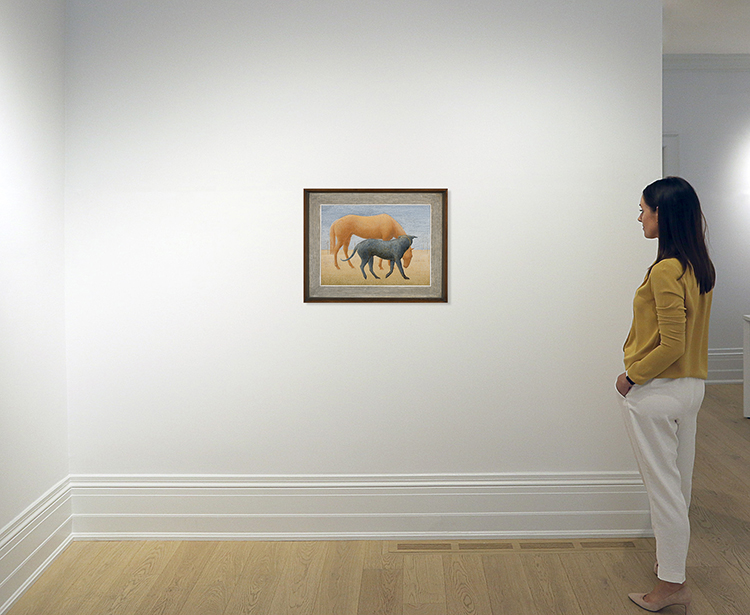 Dog and Horse by Alexander Colville