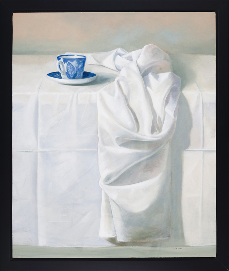 Blue Tea Cup by Stuart Slind