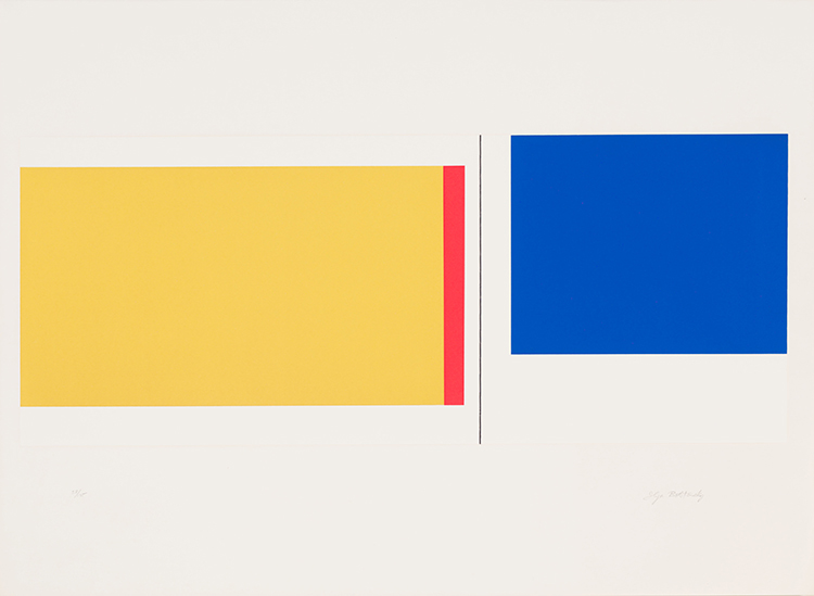 Yellow, Red & Blue par Illya Bolotowsky