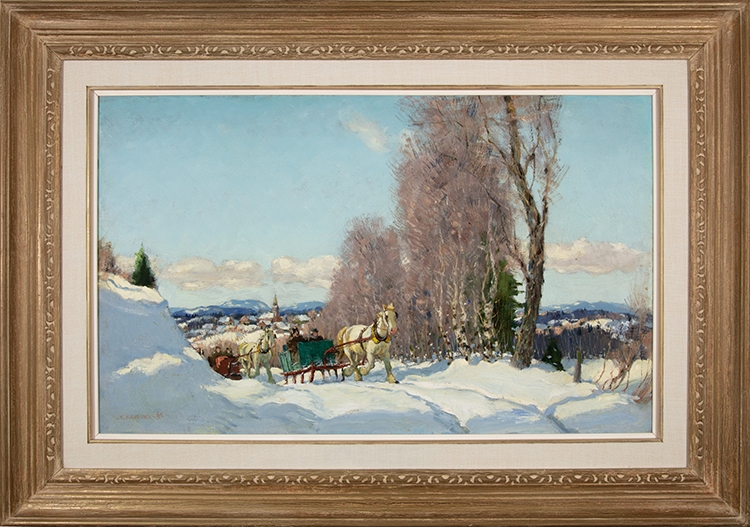 Winter, Melbourne, Quebec by Frederick Simpson Coburn