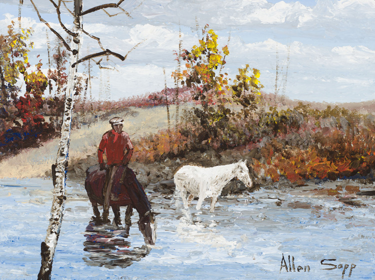 That's Me on the Horse by Allen Sapp