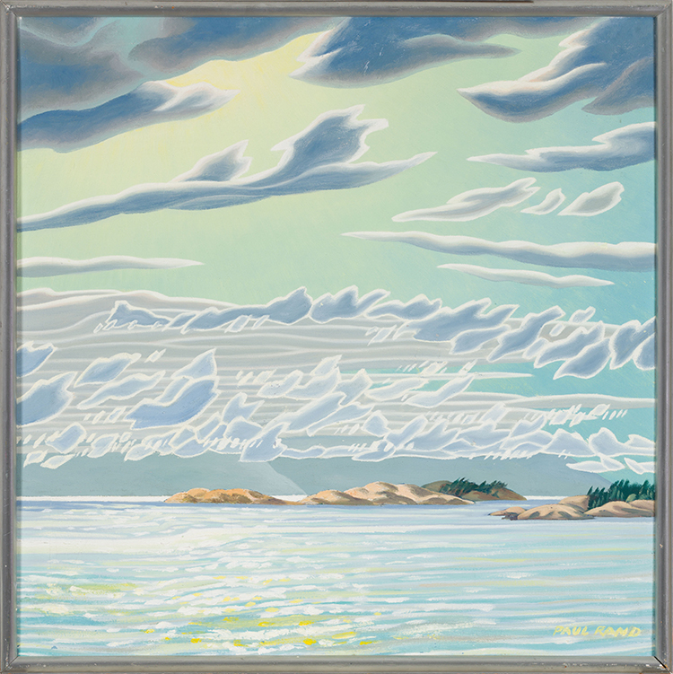Afternoon, Pender Island (Sky) par Paul Rand