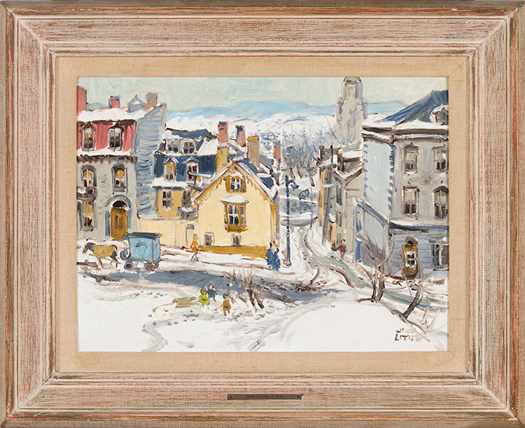 Rue St. Denis, Quebec by John Geoffrey Caruthers Little