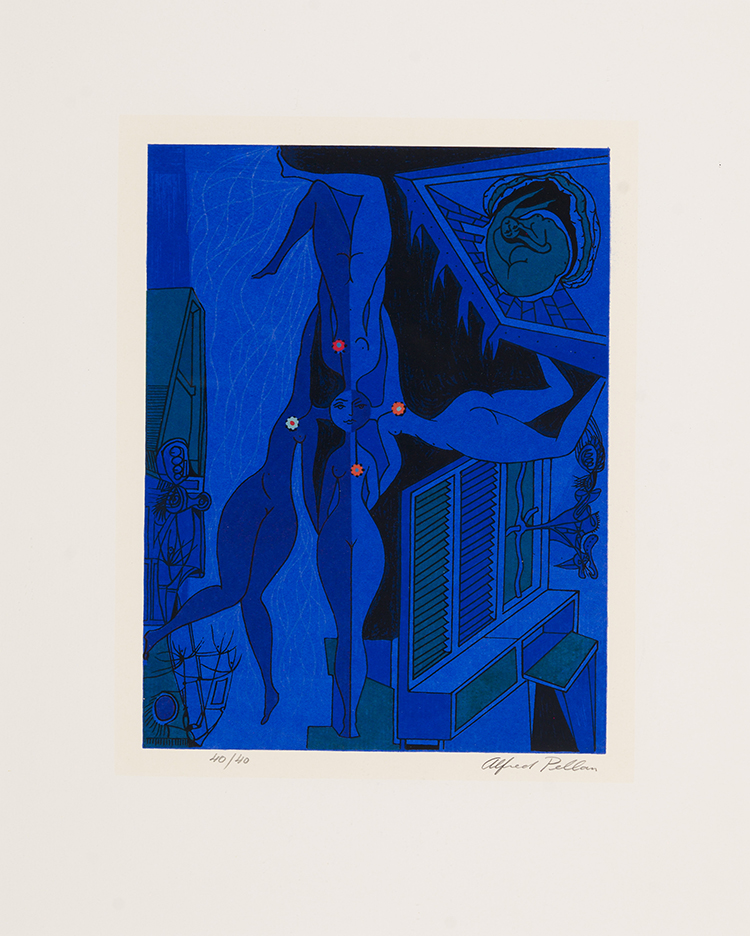 Blue Nudes by Alfred Pellan
